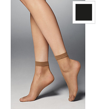 2 бр дамски матови чорапи в черно 20 DEN BELLA снимка