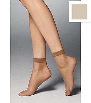 2 бр чорапки BELLA 20 DEN в цвят пясък с матов ефект снимка