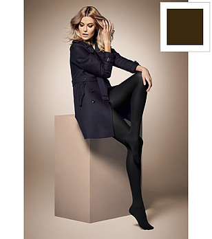 Кафяв чорапогащник DIMENSION 30 DEN с 3D ефект снимка