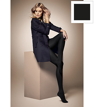 Черен чорапогащник с 3D ефект 30 DEN DIMENSION 30 снимка