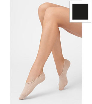 Черни дамски чорапи EVELINA с тънък ластик снимка