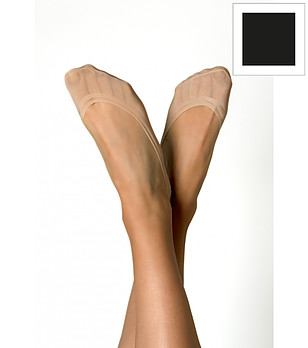 Дамски черен терлик със силикон снимка