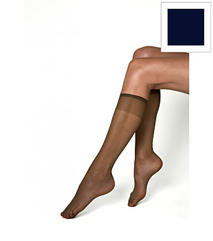 2 бр дамски тъмносини чорапи 15 DEN SPRING матови снимка