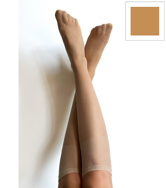 2 бр чорапи в бежов цвят 8 DEN SUMMER снимка