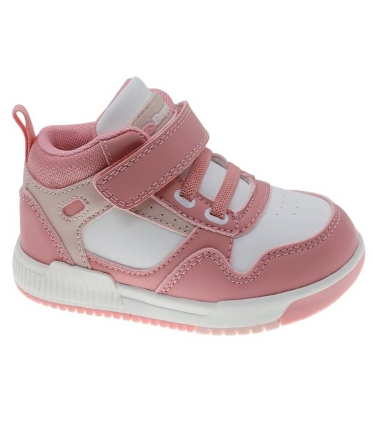 Розови бебешки кецове с велкро снимка