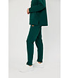 Тъмнозелен дамски памучен спортен панталон Lagos с джобове-4 снимка