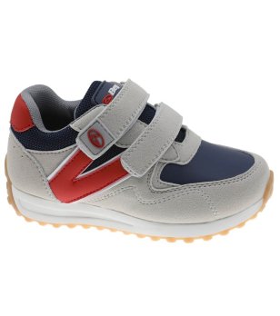 Сиви детски сникърси с велкро снимка