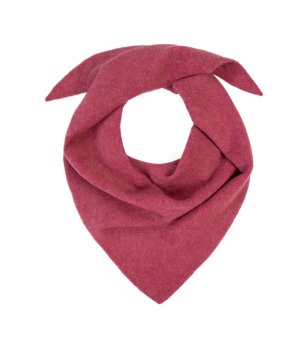 Малинов триъгълен шал Medea с вълна снимка