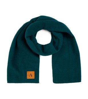 Унисекс шал в петролен цвят LENO снимка