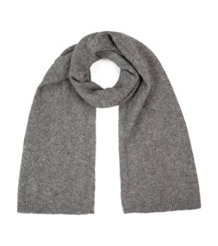 Сив шал Elyssa с вълна снимка