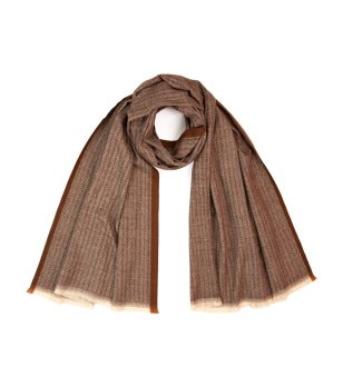 Кафяв зимен шал Altro снимка