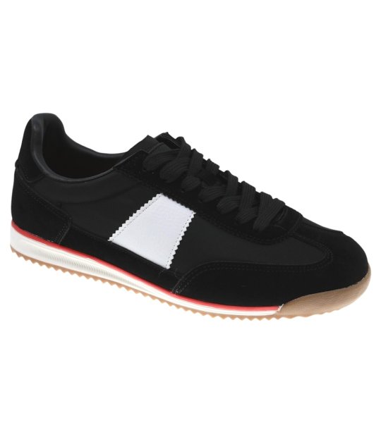 Черни дамски сникърси с връзки снимка