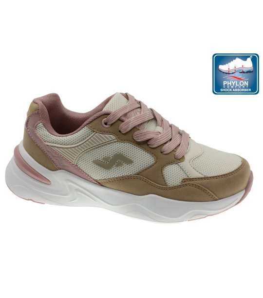 Дамски бежови маратонки с връзки снимка