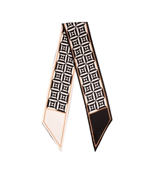 Черно-бяла лента за глава ROYAL TILES снимка