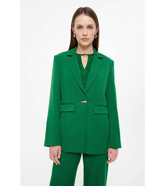 Зелено дамско сако снимка