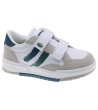 Бели детски сникърси с велкро-0 снимка