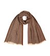 Кафяв зимен шал Altro-0 снимка