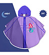 Детско лилаво пончо със светлоотразителен кант Mermaid 3–6 години-0 снимка