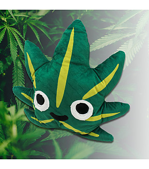 Зелена възглавница лист канабис WEED снимка