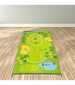 Игра за голф с килим снимка