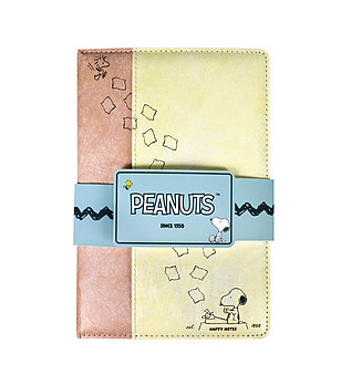 Двуцветен тефтер с мотиви Snoopy PUFFY снимка