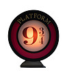 Лампа многоцветна с LED пламък PLATFORM 9¾-1 снимка