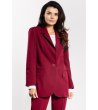 Класическо дамско сако в бордо Vika-0 снимка
