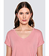 Розова дамска тениска VALERIA -3 снимка