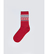 Чорапи с етно мотив STANDARD UNISEX в червено-0 снимка