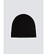 Черна плетена шапка MESIANIL -0 снимка