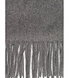 Сив дамски шал с ресни -3 снимка