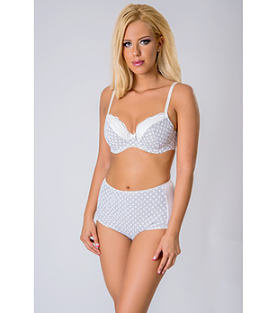 Бикини в сиво и екрю с висока талия DAISY снимка