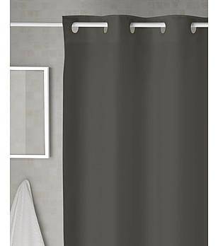 Сива завеса за баня MAGICA 180x200 см снимка