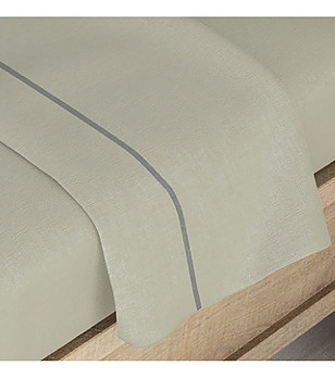 Комплект чаршафи в сиво 160x280 ALBANY снимка