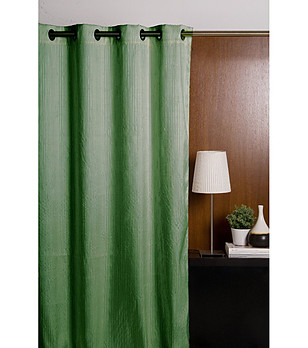 Зелена завеса с халки VOLGA 140x265 см снимка