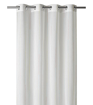 Перде за прозорец с халки LOIRA 140x265 см снимка