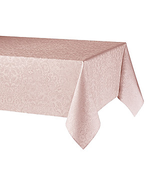 Розова покривка за маса с тефлоново покритие VALERIA 02 160x300 см снимка