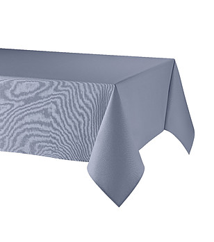 Покривка за маса от памук и лен в сиво 150x350  LINO  снимка