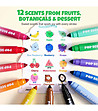 Ароматизирани маркери 12 цвята Плодчета-3 снимка