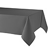 Сива покривка за маса от памук и лен 150x200  см-0 снимка
