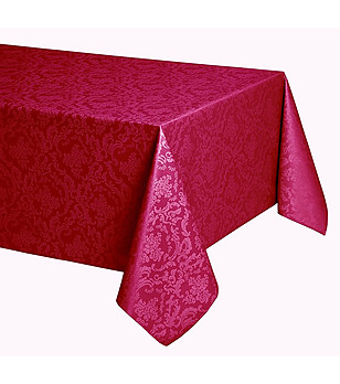 Покривка за маса с жакардов десен в червен нюанс ARIADNA  100x160 см снимка