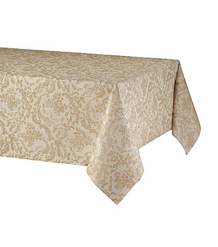 Тефлонова покривка за маса в бежово ARIADNA 100x160см снимка