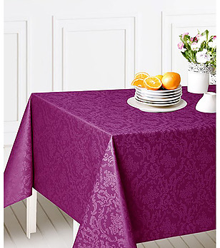 Покривка за маса против петна в цвят орхидея ARIADNA 160x160 снимка