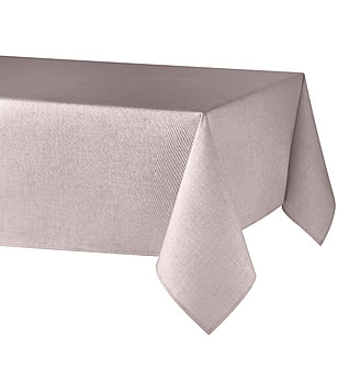 Бежова покривка за маса с покритие против петна ITACA  150x200 см снимка