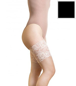 Черни дантелени ленти против протриване OPASKA снимка