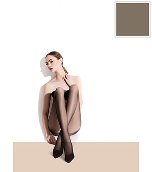 Чорапогащник в цвят капучино 15 DEN SAVA снимка