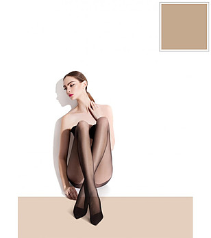 Телесен чорапогащник 15 DEN SAVA снимка