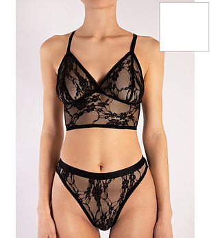 Бял дантелен бралет SERENADE снимка