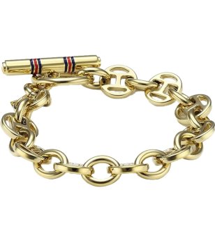 Дамска златиста гривна от неръждаема стомана Tommy Hilfiger снимка