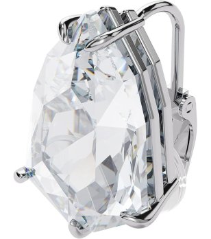 Сребристи дамски обеци с кристал MESMERA Swarovski снимка